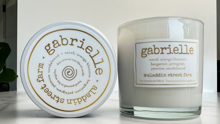 gabrielle candle neroli jasmine orange blossom bergamot pettigrain sandalwood