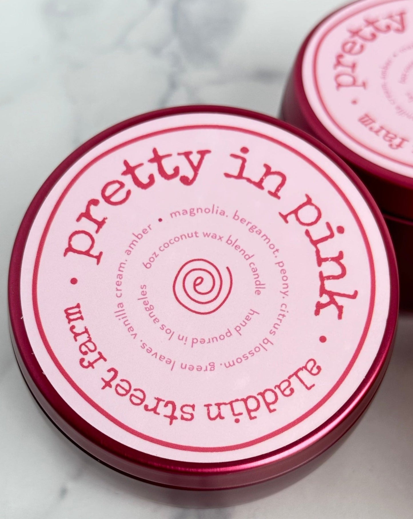 pretty in pink limited edition valentines day wine colored tin large