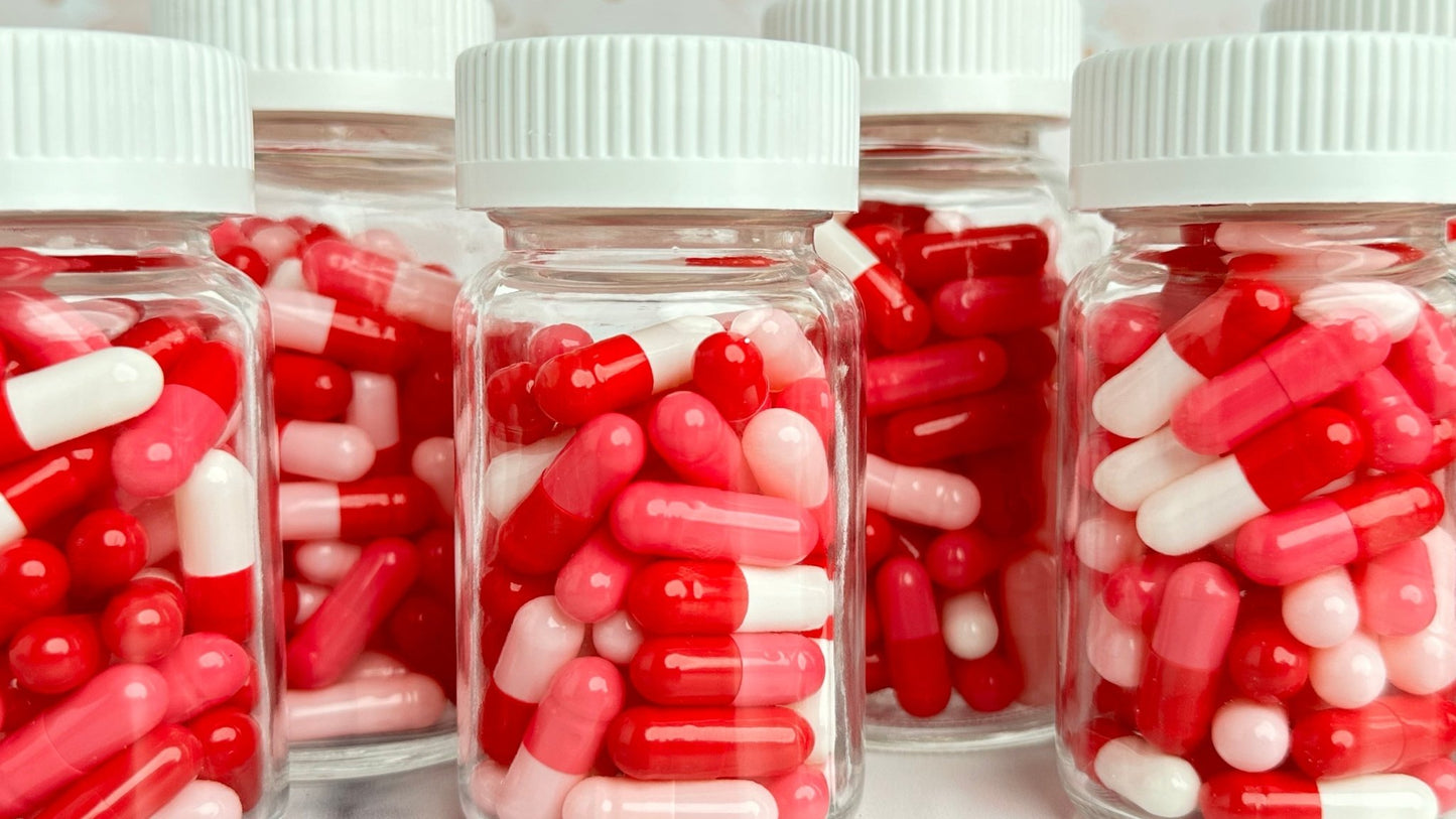 love potion no. 9 prescription pill ornament decor - set of 2 - exclusive to aladdin street farm