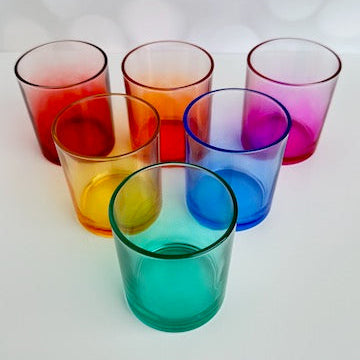 Pride Rainbow Votive Holders - set of 6