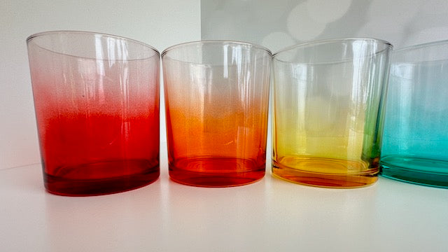 Pride Rainbow Votive Holders - set of 6