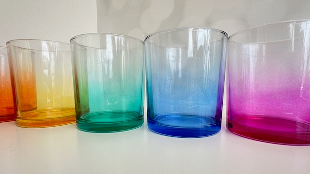 Pride Rainbow Votive Holders - set of 6