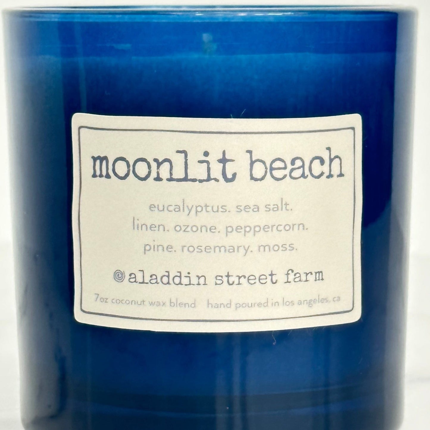 moonlit beach 7oz luxury coconut wax candle