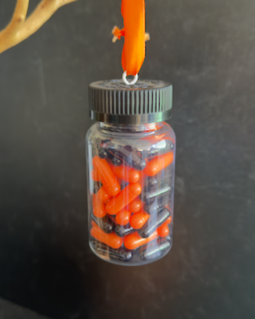 iBOOprofen Halloween prescription bottle ornament - an ASF Exclusive!