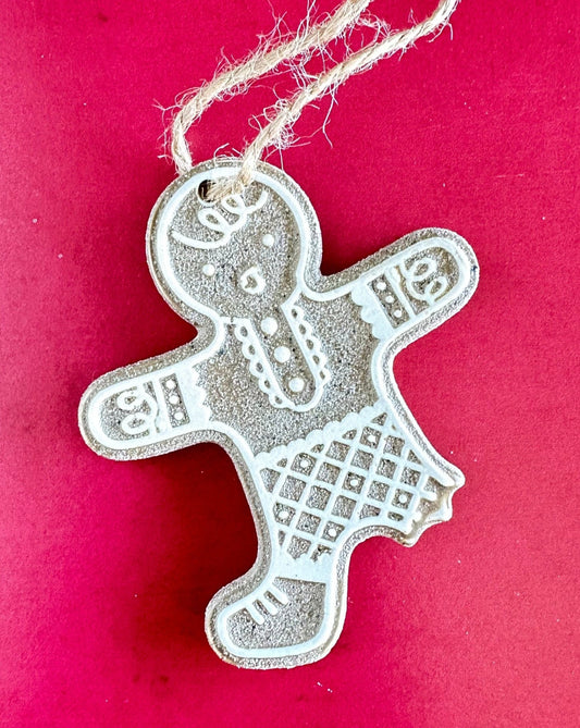 OH SNAP! who ate the gingerbread man? christmas ornament