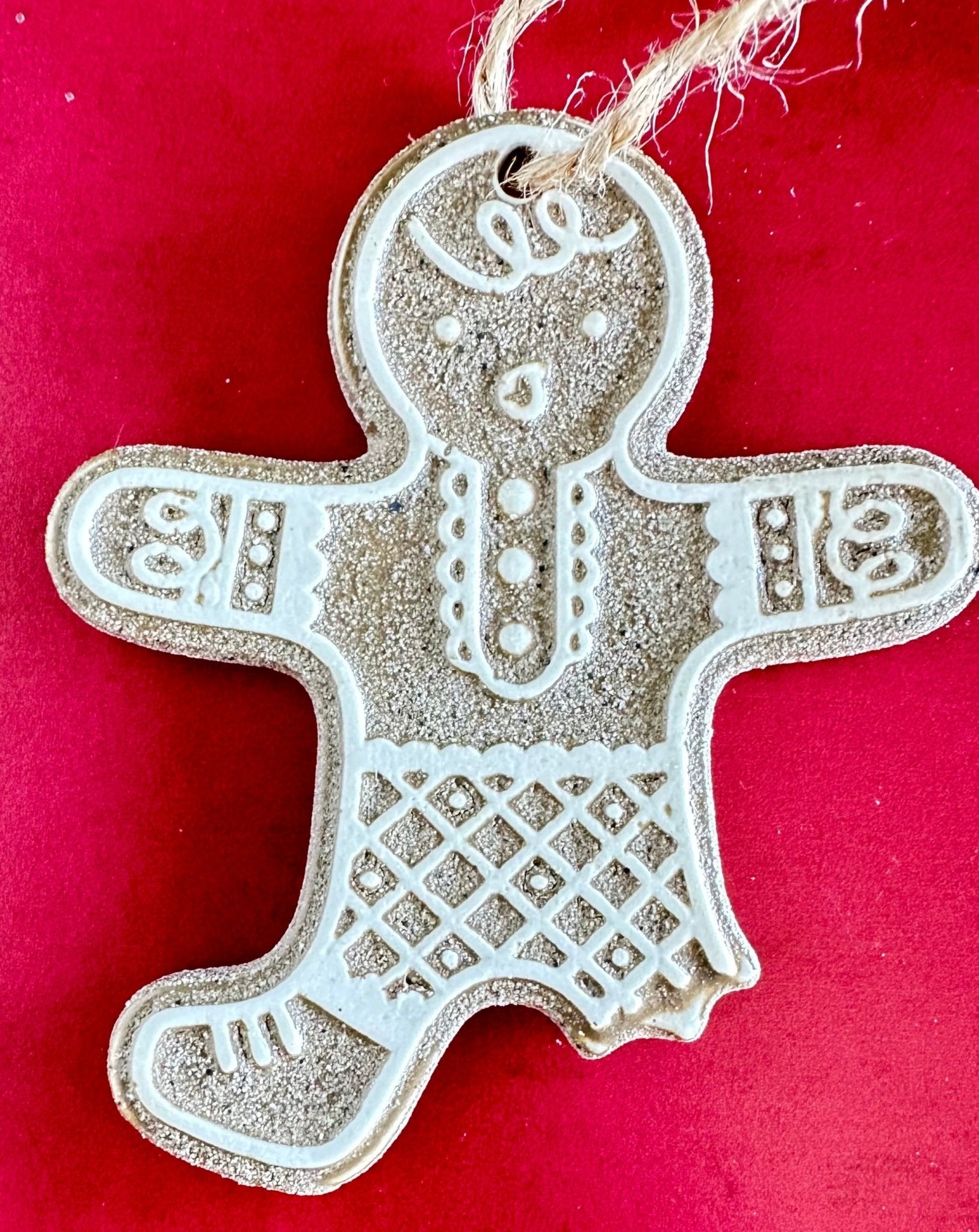 OH SNAP! who ate the gingerbread man? christmas ornament