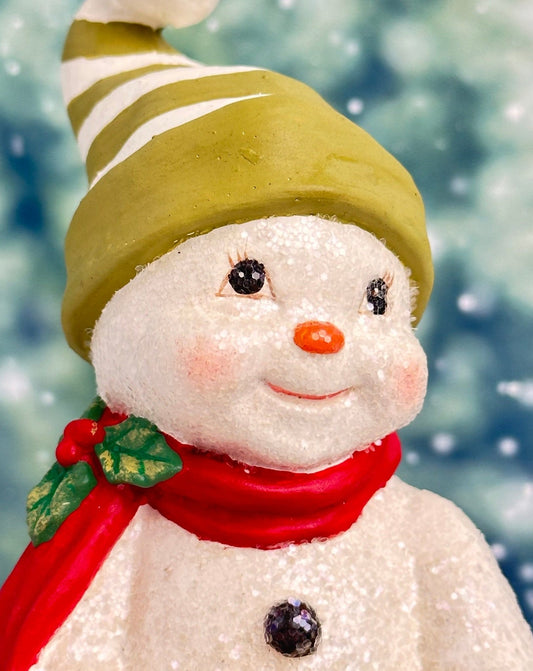 deck the halls snowman christmas figure - holiday decor