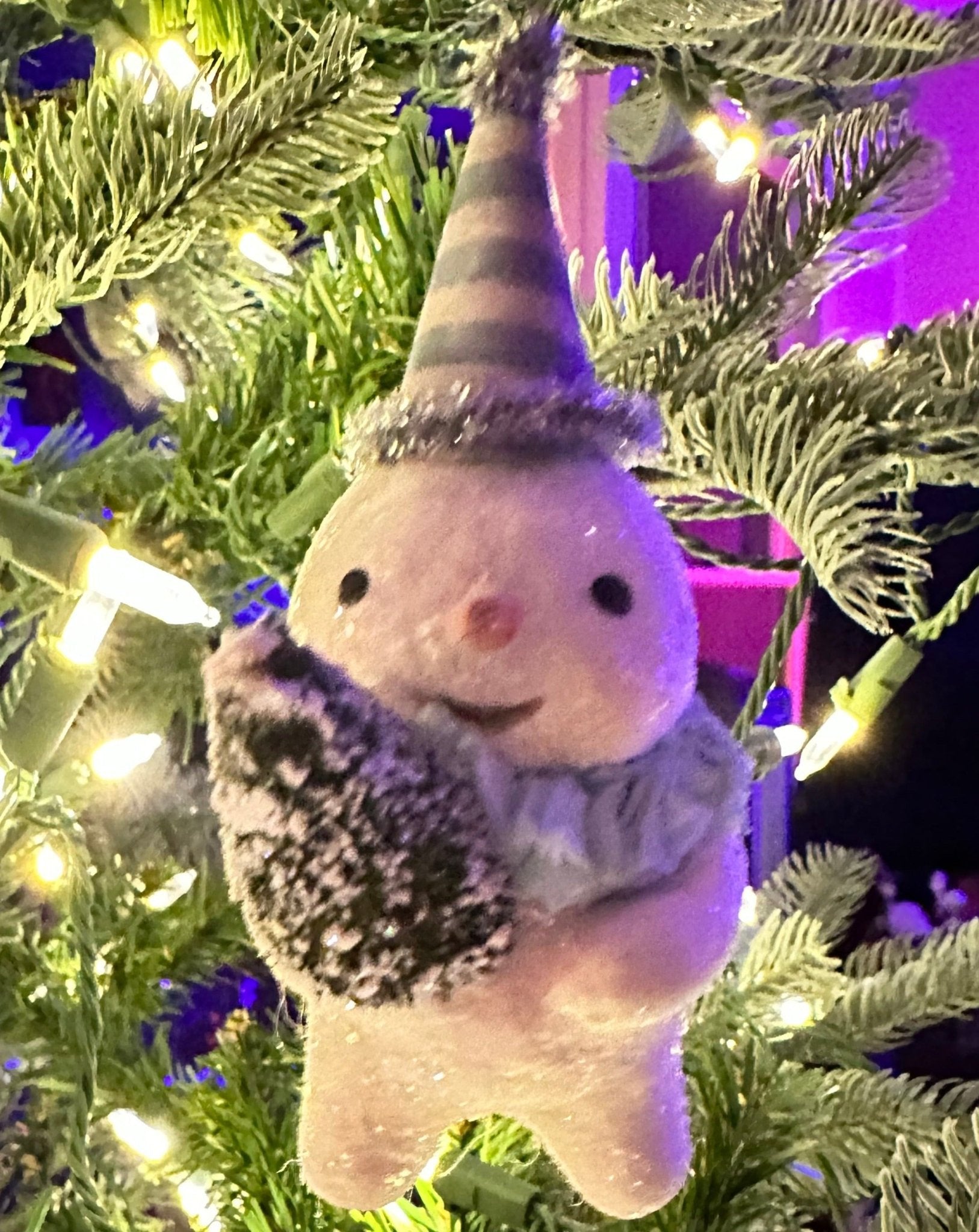 joey the jolly little snowman ornament