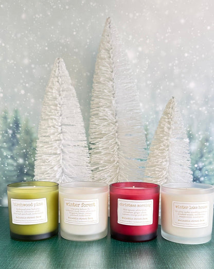 2023 holiday candle collection gift set - one each of our 4 holidays scents