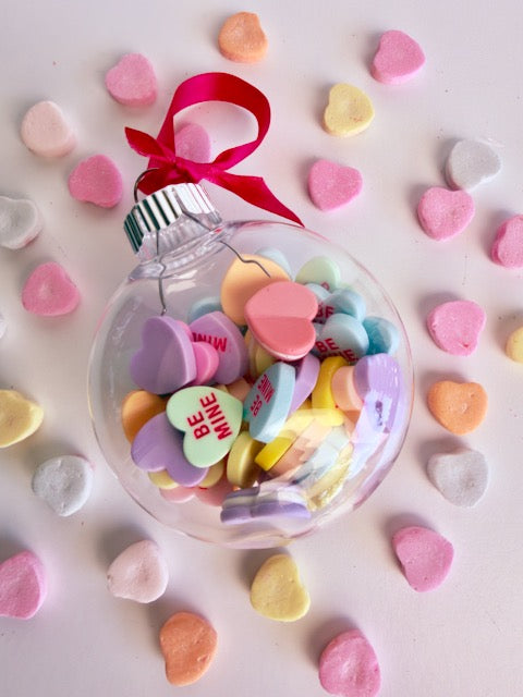 Pastel sweet hearts Valentine's Day Ornament