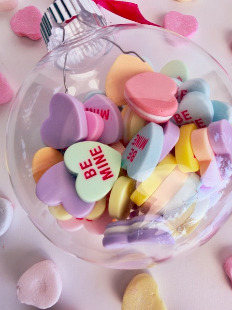 Pastel sweet hearts Valentine's Day Ornament