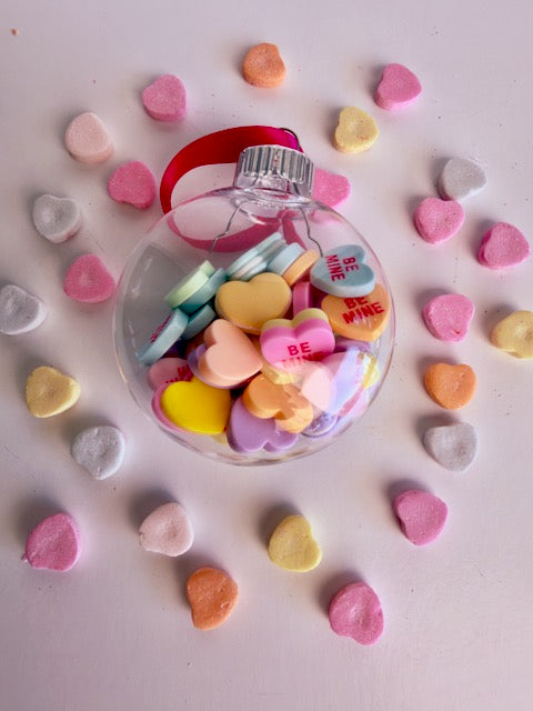 Pastel sweet hearts Valentine's Day Ornament