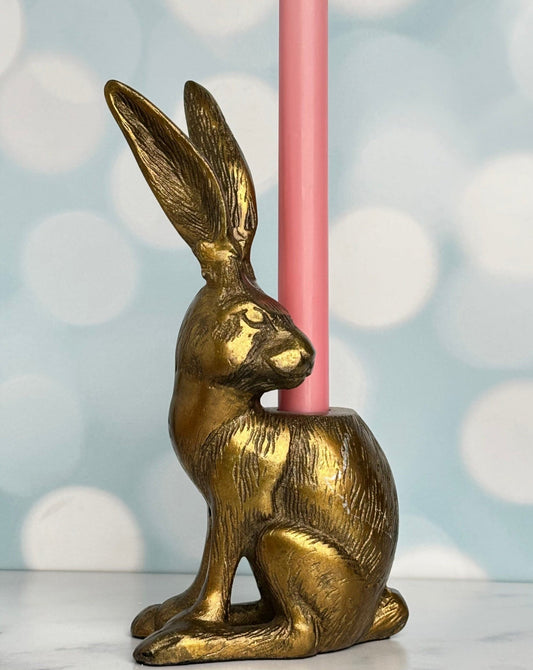 clarice the easter bunny candle holder