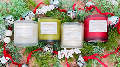 winter lake house - signature aladdin street farm candle