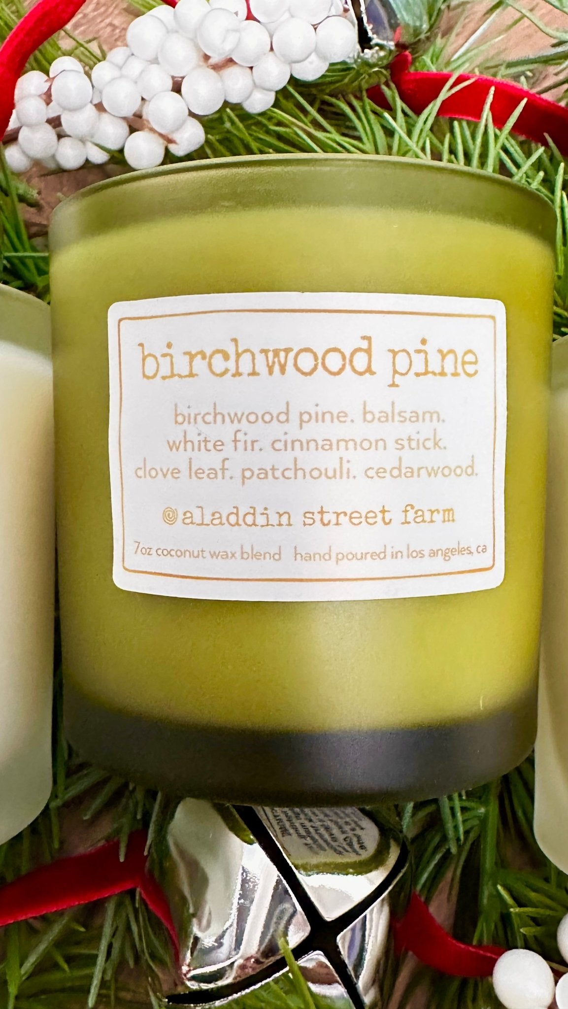 birchwood pine - signature aladdin street farm candle