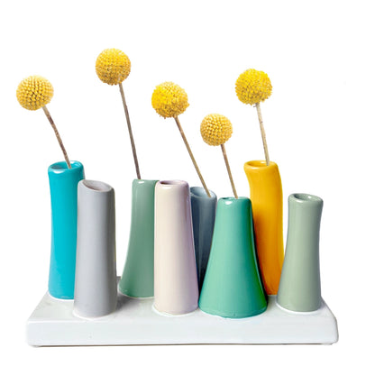 pooley bud vase - in eight awesome colorways