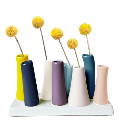 pooley bud vase - in eight awesome colorways