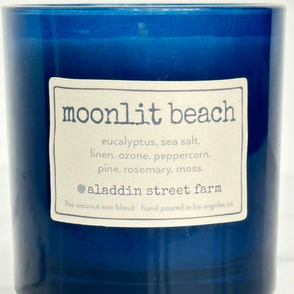 moonlit beach 7oz luxury coconut wax candle 