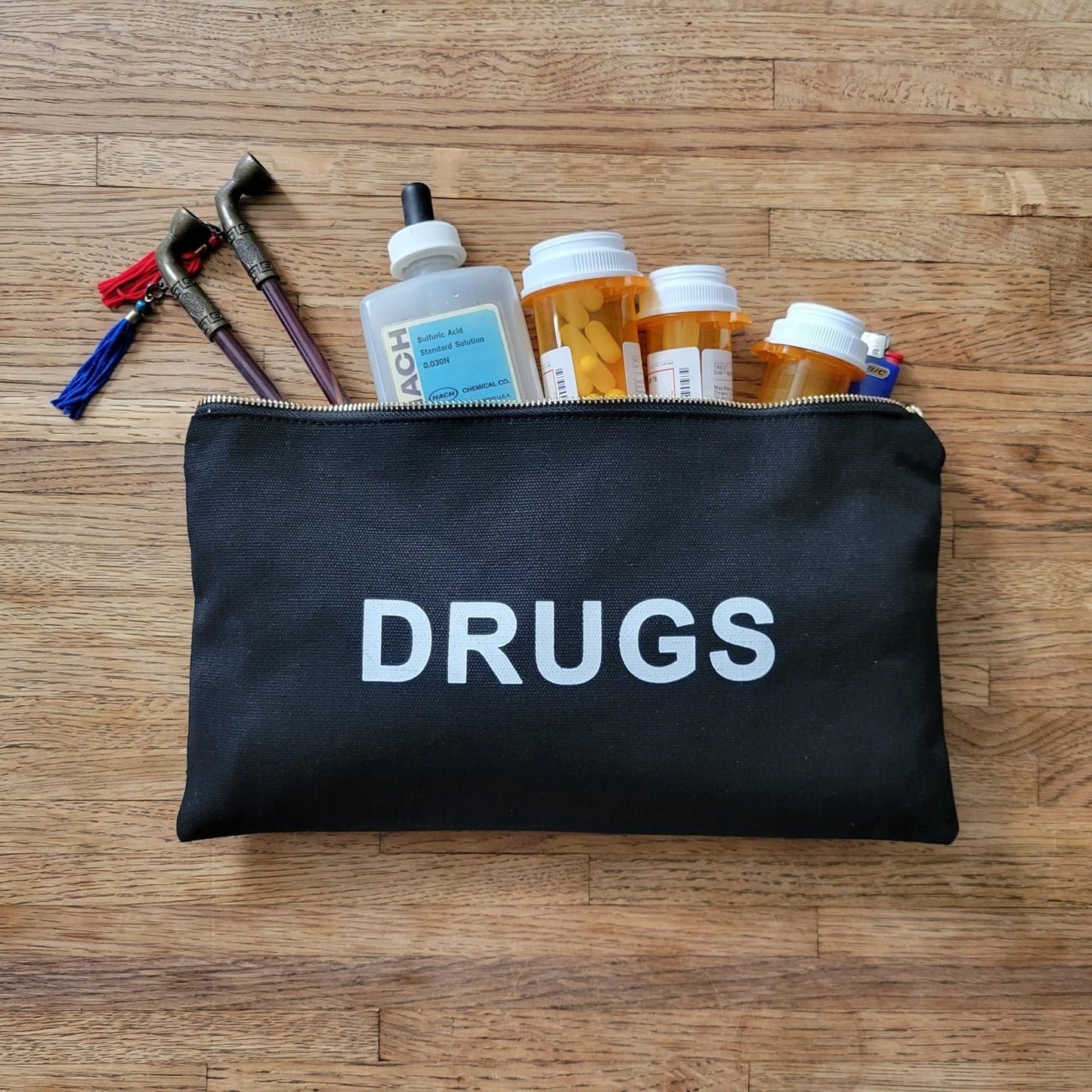 DRUGS toiletry / make up bag