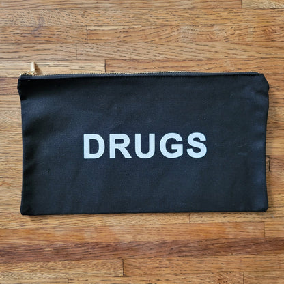 DRUGS toiletry / make up bag