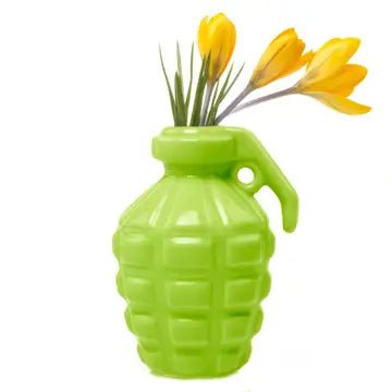 kapow!  grenade bud vase