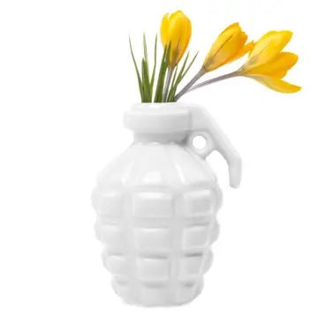 kapow!  grenade bud vase